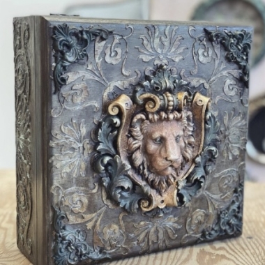 Мастер-класс - Шкатулка со львом