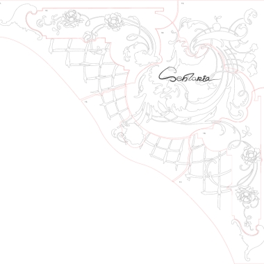 Трафарет - Барокко